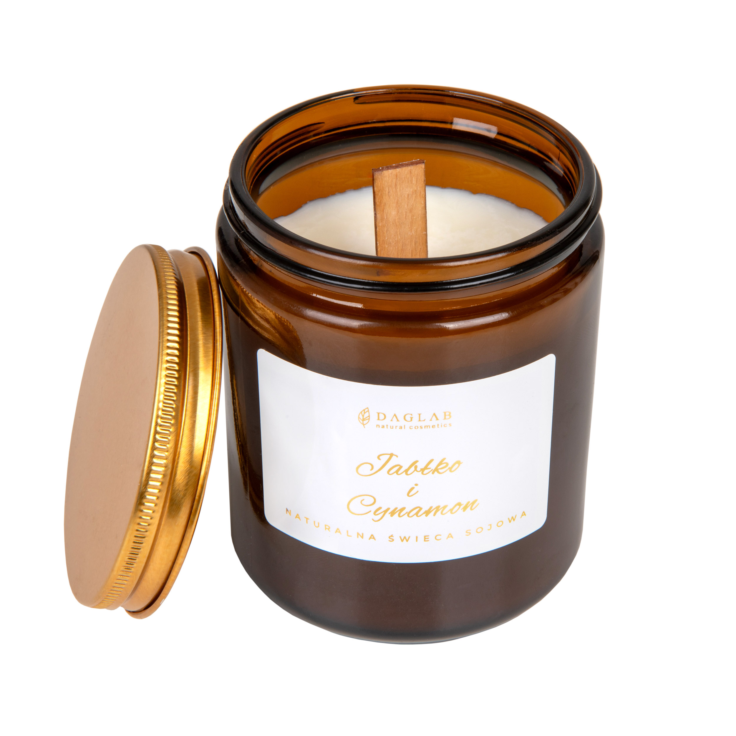 Naturalna świeca sojowa Jabłko i Cynamon